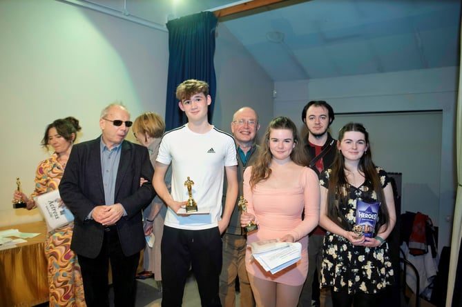 ‘Best technician and crew member’ went to Caitlin Walters. ‘Best Audience connection’ went to Maisie Barnet, ‘Best Male actor went to Ewen.jpg