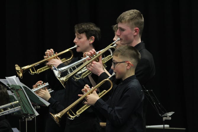 The concert showcased some great young musical talent