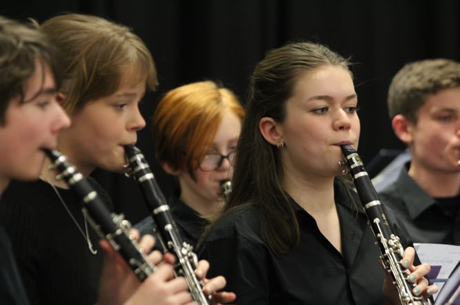 Happijazz was a highlight for the Gwent Clarinet Choir.JPG