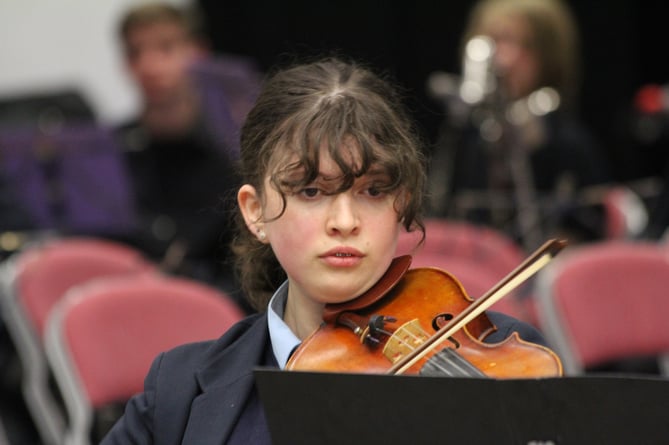 Ready steady bow for a Monmouth Comprehensive musician