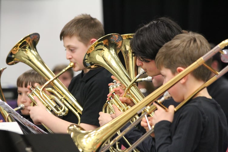 The sounds of brass were well represented