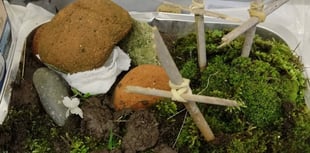 Easter garden competition at Kymin View