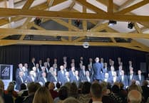  Monmouth Male Voice Choir at their second Bridges Centre charity concert.