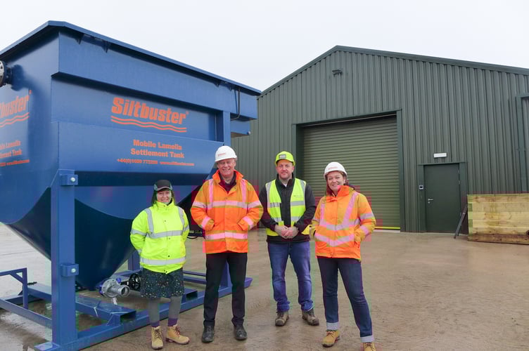 The team at Siltbuster with Ben Crocket from BWC Groundworks