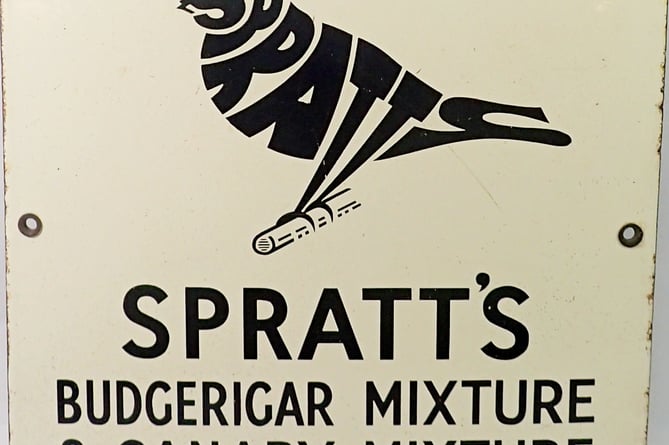 Spratt's Enamel Sign 