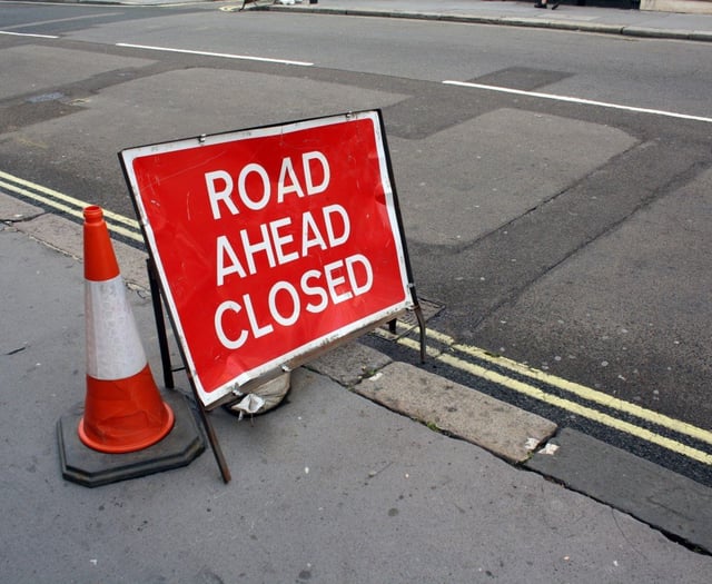 Road closure will take place this week