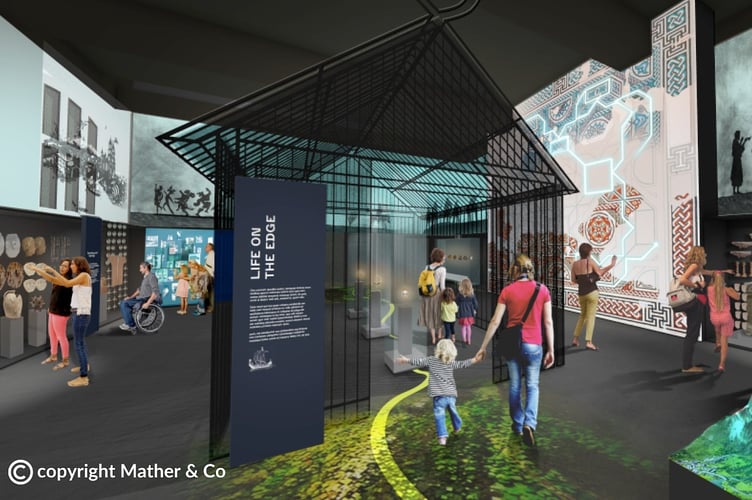 A computer generated image of the redeveloped Hereford Museum and Art Gallery
