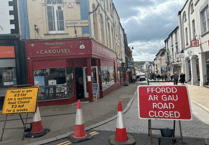 More traffic chaos for Monmouth's town centre