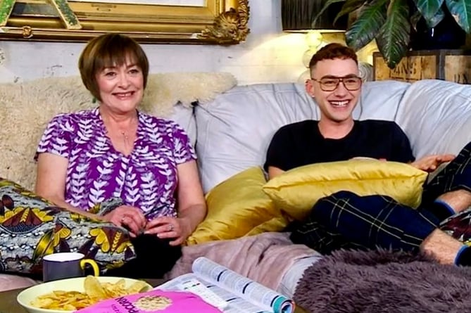 Olly Alexander and his biggest fan, mum Vicki, on Celebrity Gogglebox