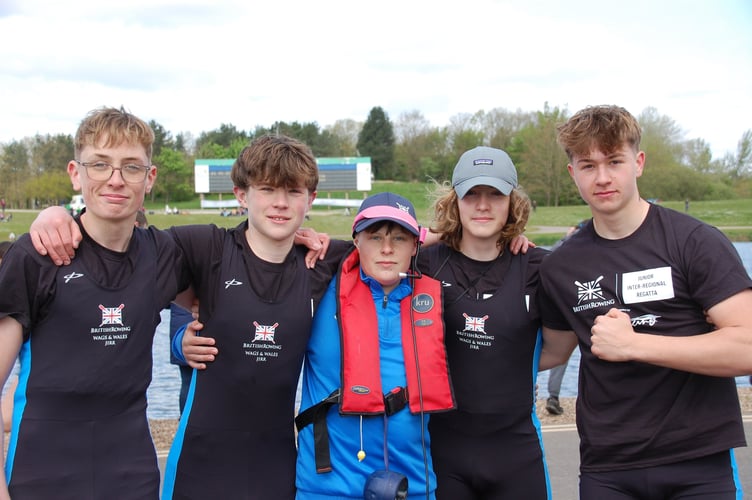 The Monmouth Comprehensive boys who represented Wales and WAGS