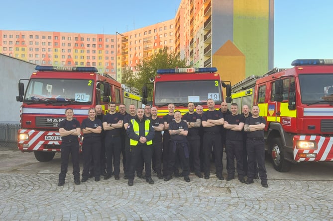 South Wales firefighters join convoy to Ukraine