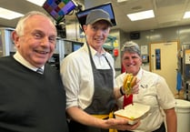 MP is "lovin' it" at local branch
