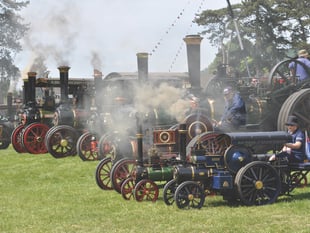 Bailey Park gears up for Abergavenny's annual Steam Rally