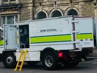 Town council evacuated over bomb scare