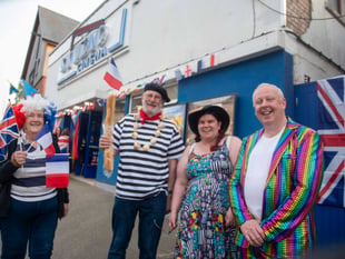 Home town supports Olly with Eurovision party