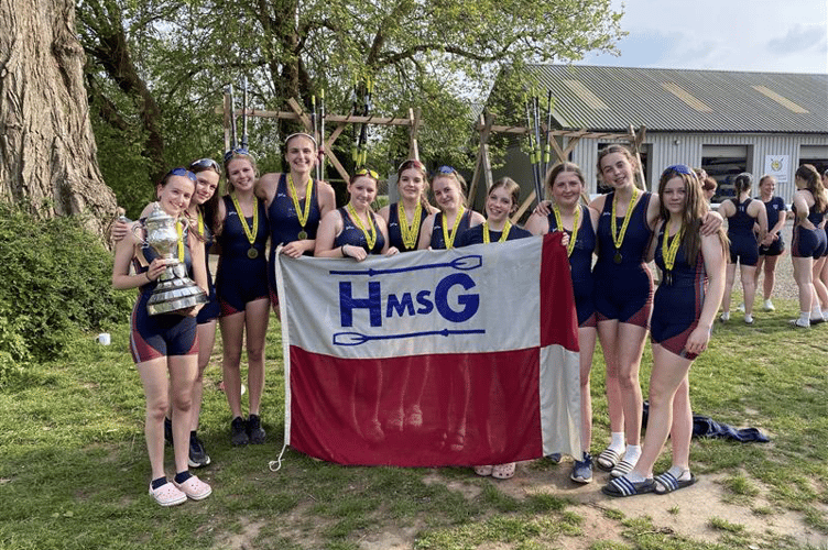Monmouth School for Girls' winners at Bristol Avon Regatta