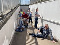 Supporters spruce up subway