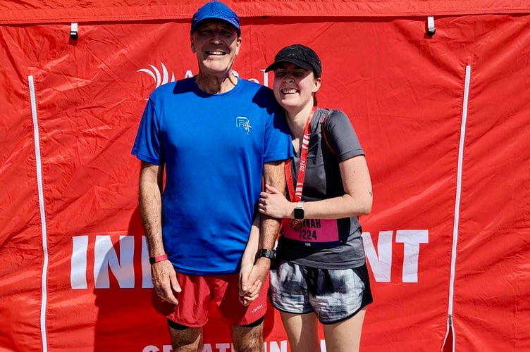 Jeremy Creasey and daughter Lucy