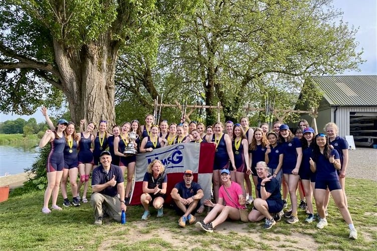 Monmouth School for Girls took a big group to the Bristol Avon Regatta at Saltford
