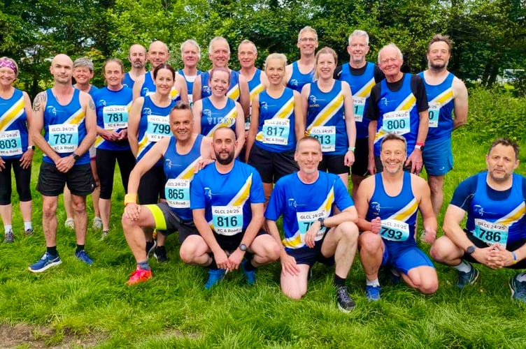 Spirit runners at the Gwent LC League race