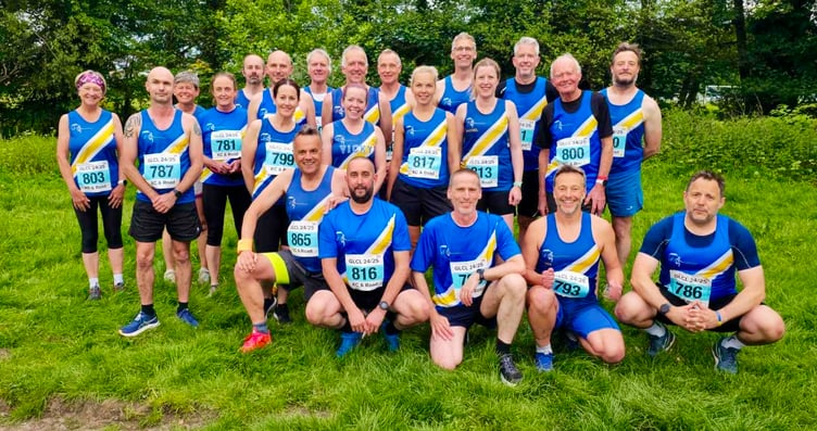 Spirit runners at the Gwent LC League race