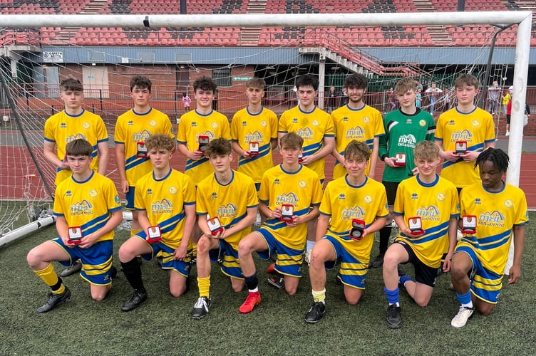 Monmouth Comprehensive School's U19s finished runners-up in the Gwent Cup