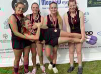 Boats make waves at regatta