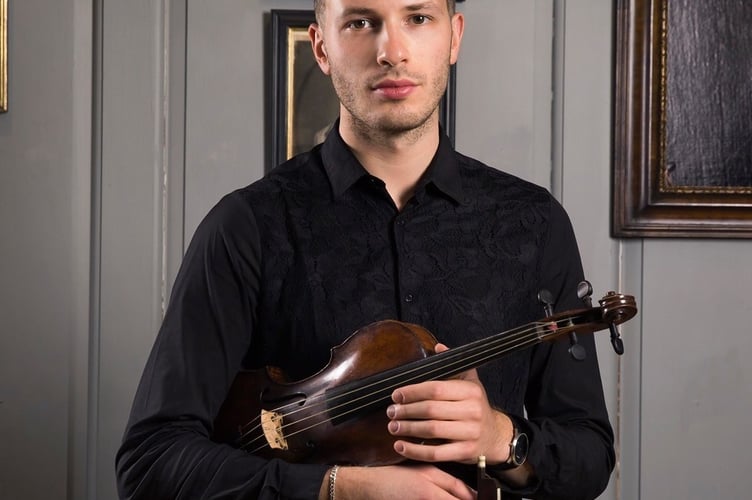 Violinist Simone Pirri