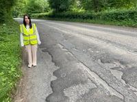 Llangybi's anger at state of road in the village