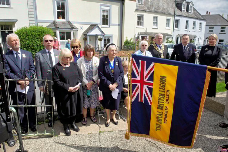Monmouth's present and former mayors attended