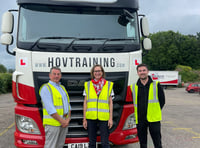Labour candidate visits HGV training centre 
