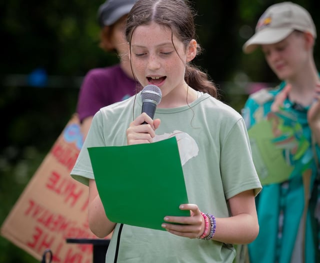Schoolgirl's plea to save the River Usk