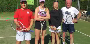 Smashing time for players at club tournament