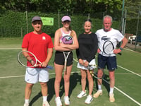 Smashing time for players at club tournament