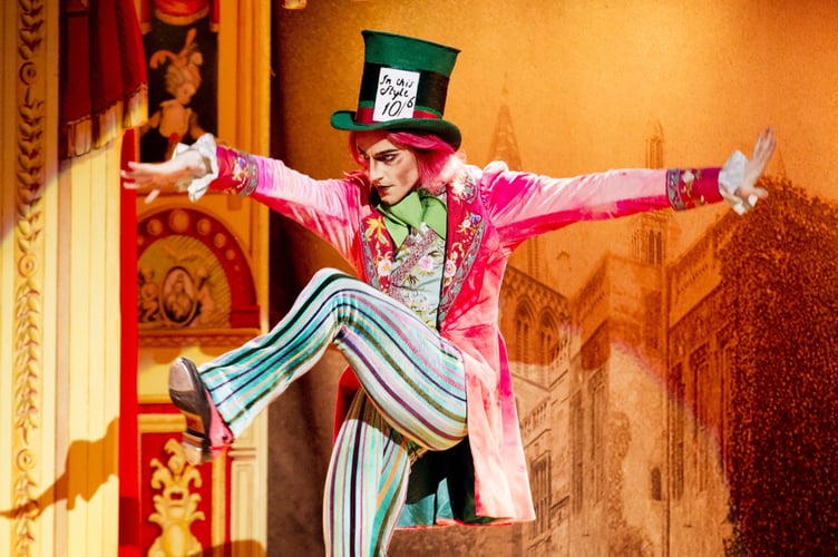 Steven McRae as the Mad Hatter in Alice's Adventures in Wonderland