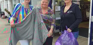 Slimming World members donate slimmed-out clothing to charity