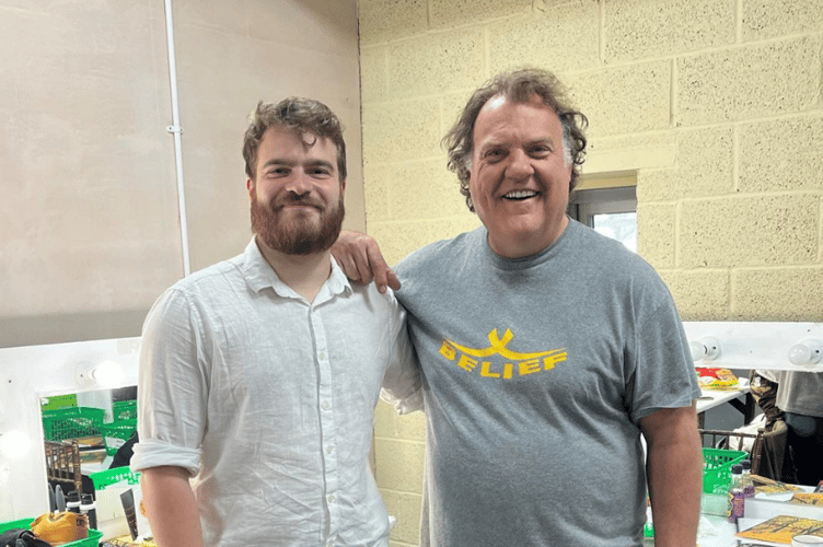 Christian Loizou with opera star Sir Bryn Terfel