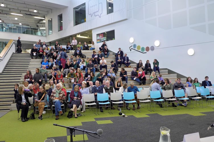 The audience had the chance to vote for their favourite candidate