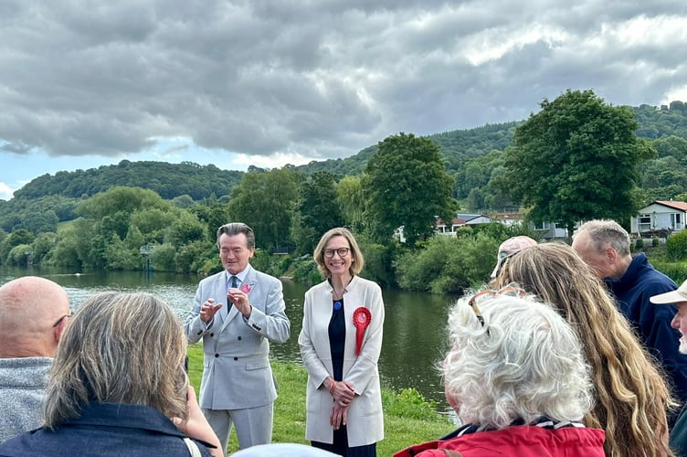 Feargal Sharkey on the banks of the Wye