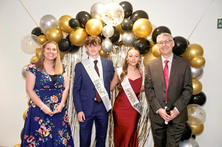 Prom King and Queen, Neil Lawler and Chloe Shaw