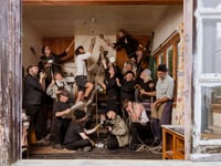 Spooky Men's Chorale ghost in for show