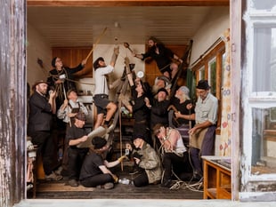 Spooky Men's Chorale ghost in for show