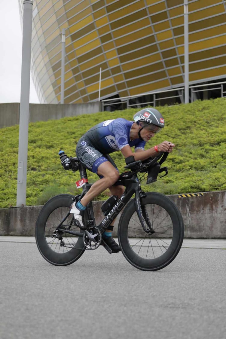 Matt Unsworth tackling the Challenge Gdansk