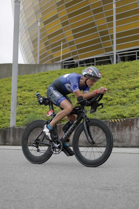 Matt Unsworth tackling the Challenge Gdansk