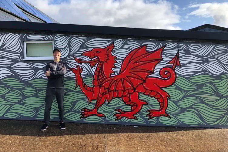 Rob and his dragon!