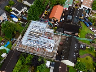 Millionaire's man cave roof stripped by demolition team