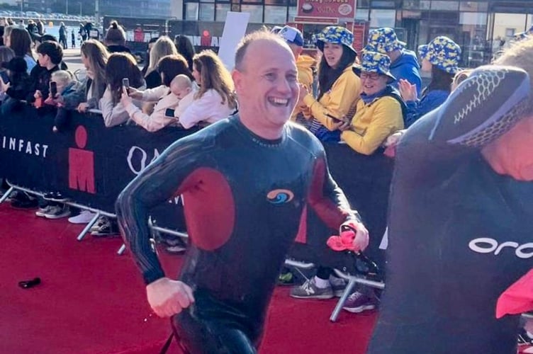Martin Adams takes on the Swansea Ironman 70.3 2