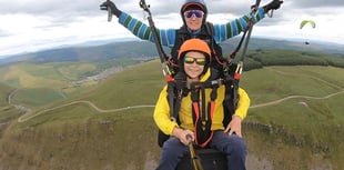 Daredevil Dante soars high for Children in Need! 