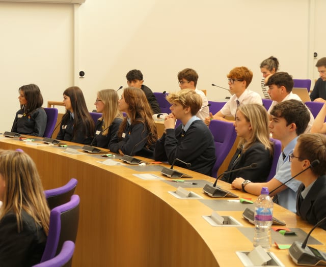 MonLife's Youth Service welcomes young people to County Hall

