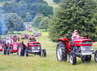 Rocket Ron leads tractor run for charity
